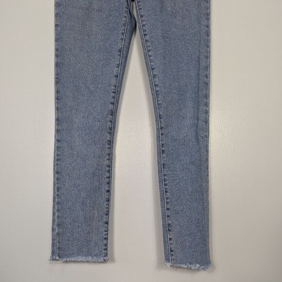 Levi's 711 Skinny Light Wash Mid Rise Ankle Jeans Women's 27 - Picture 4 of 12